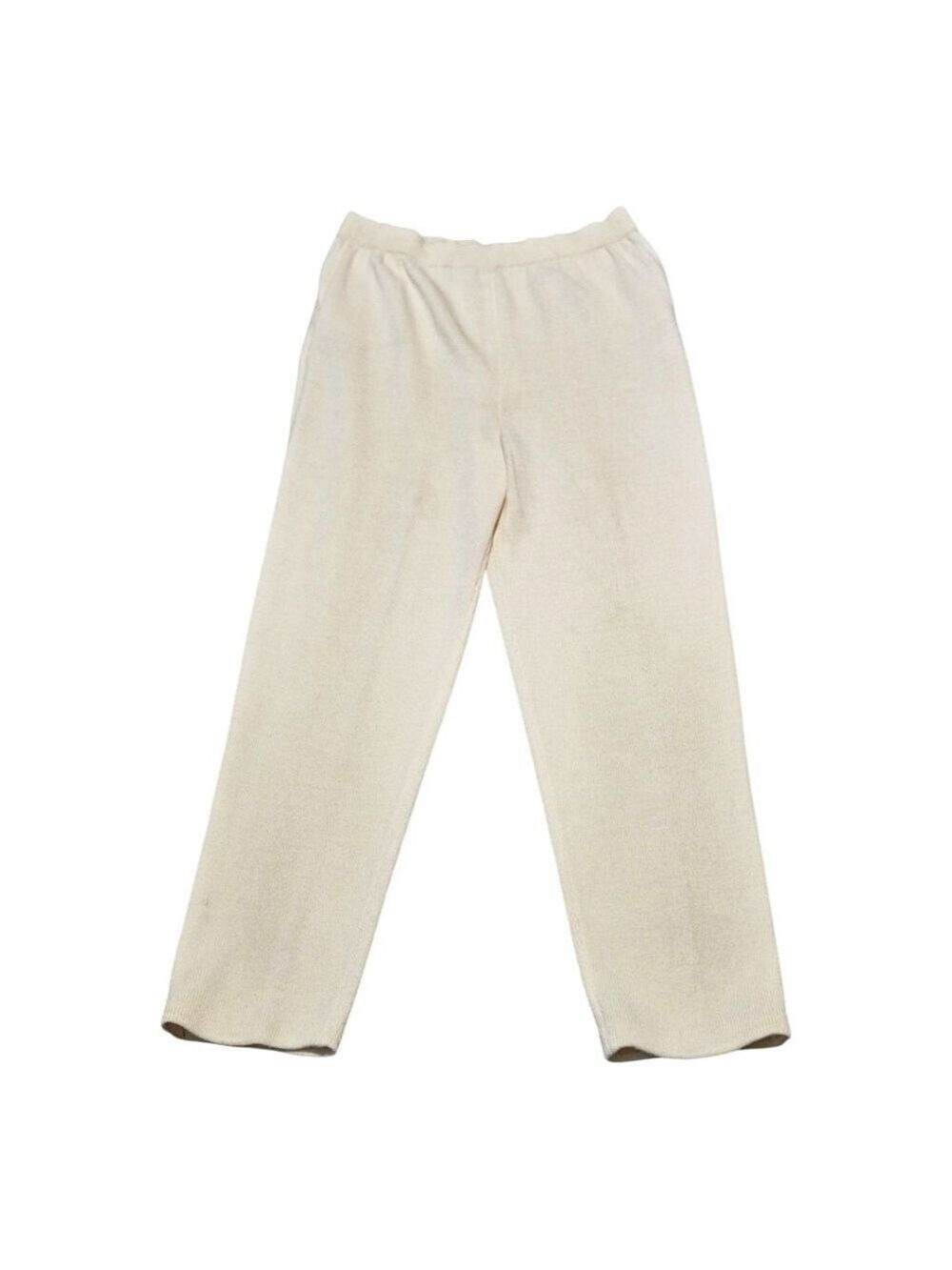 St. John Basics Cream Pants Size 10 - Picture 5 of 12